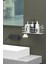 Yapışkanlı Banyo Rafı Duş Şampuanlık Duvar Düzenleyici Organizer Metalik Renk Krom Gümüş 4