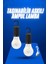 Askılı Kırılmaz LED Işık Kamp Bahçe Lambası Taşınabilir LED Ampul Şarjlı 1