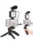 Telefon Tutucu Mini Mikrofonlu Tripod Vlog Çekim Video 2