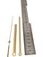 Sessiz Duvar Saat Mekanizması, 22 mm Askısız, Akrep, Yelkovan, Saniye, Sarı Renk 2
