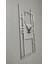 Şık Gümüş Dikdörtgen Metal Duvar Saati, 50X22 Cm, Ev ve Ofis Dekoru 2