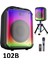 40 Watt 12 Inch Kablosuz Mikrofonlu Kumandalı Fm/bt/usb ve Tf Kart Trıpod Lu Anfili Hoparlör NDR-102B 1