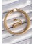 316L Çelik Gold Renk Sarmal Model Erkek Bileklik Yüzük Kombini - TJ-EB3688 1