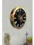 36 cm Gold Metal Ağaç Duvar Saati, Şık ve Modern Tasarım 4
