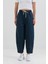 Beli Bağlamalı Slouchy Jean Pantolon 7