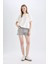 Mom Fit Yüksek Bel Jean Şort C0689AX24HS 2