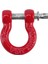 Adet Kırmızı Metal Tampon D-Ring Çekme Kancası 1/10 Rc Paletli Araba Traxxas Trx-4 Eksenel SCX10 90046 D90 (Yurt Dışından) 1
