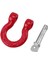 Adet Kırmızı Metal Tampon D-Ring Çekme Kancası 1/10 Rc Paletli Araba Traxxas Trx-4 Eksenel SCX10 90046 D90 (Yurt Dışından) 4