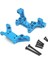 Metal Ön ve Arka Şok Kuleleri Mjx H16 16207 16208 16209 16210 1/16 Rc Araba Yükseltme Parçaları Aksesuarları, Gri (Yurt Dışından) 5