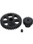 Yükseltme Parçası Metal Redüksiyon Dişli + Motor Dişli Yedek Parçaları Wltoys A949 A959 A969 A979 K929 Rc Araba Uzaktan Kumanda Oyuncak Parçaları (Yurt Dışından) 2