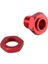 Metal 17MM Tekerlek Altıgen Hub Adaptörü Somun ile Arrma 1/10 4 S Kraton Outcast Rc Araba Yükseltme Parçaları, Kırmızı (Yurt Dışından) 4
