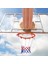 32 cm Duvara Monte Basketbol Potası Netleştirme Metal Jant Asılı Sepet Sepeti-Top Duvar Jantı Vidalar ile Kapalı Açık Spor (Yurt Dışından) 4