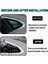 Araba Arka Cam Panjur Kapağı Döşeme Pencere Panjuru Yan Havalandırma Döşemesi Chevrolet Malibu Xl 2016-2021 Parlak Siyah (Yurt Dışından) 3
