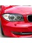 Araba Parlak Siyah Far Lambası Kaşları Kapak Trim Için Bmw 1 Serisi E81 E82 E87 E88 2008-2013 Araba Göz Kapakları Kapakları (Yurt Dışından) 5