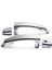 2x Ön Sol Anahtar Deliği ile Ön Sağ/arka Krom Abs Kapı Dış Kolu Kapakları Chevrolet Captiva Sport/aveo/saturn (Yurt Dışından) 4