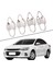 Araba Abs Krom Kapı Koruyucu Kolu Kase Çerçeve Kapak Trimi Chevrolet Cavalier 2016 2017 2018 2019 Aksesuarları (Yurt Dışından) 2