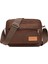 Yeni Kanvas Omuz Çantası Erkek Crossbody Iş Alma Cüzdanı Unisex (Yurt Dışından) 1