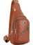 Omuz Göğüs Çantası Erkek Modelleri Crossbody Büyük Kapasiteli Moda Kadın Su Geçirmez Pu Doku Cep Telefonu Crossbody Çanta (Yurt Dışından) 1
