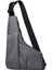 Hırsızlığa Karşı Yapışkan Tabanca Çantası Üçgen Çanta Günlük Deri Membran Erkek Çantası Sol ve Sağ Crossbody Günlük Göğüs Çantası (Yurt Dışından) 1