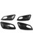 Araba Karbon Fiber Doku Iç Kapı Kolu Kase Trim Kapağı Bmw E90 3 Serisi 2005-2012 (Yurt Dışından) 1