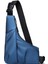 Hırsızlığa Karşı Yapışkan Tabanca Çantası Üçgen Çanta Günlük Deri Membran Erkek Çantası Sol ve Sağ Crossbody Günlük Göğüs Çantası (Yurt Dışından) 1