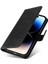 iPhone 15 Pro Max Basit Iş Pu Deri Manyetik Kapaklı Cüzdan Telefon Kılıfı Kart Tutuculu Koruma Kılıfı (Yurt Dışından) 3