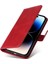 iPhone 15 Pro Max Basit Iş Pu Deri Manyetik Kapaklı Cüzdan Telefon Kılıfı Kart Tutuculu Koruma Kılıfı (Yurt Dışından) 3