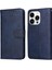 iPhone 15 Pro Max Basit Iş Pu Deri Manyetik Kapaklı Cüzdan Telefon Kılıfı Kart Tutuculu Koruma Kılıfı (Yurt Dışından) 1