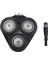 Yedek Tıraş Makinesi Kafası Philips S5000 S5370 S5571 S5420 S5140 S5078 S5077 S5050 S5082 Elektrikli Tıraş Bıçağı-Siyah (Yurt Dışından) 3
