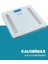 Kalorimax Dijital Ekranlı 6mm Temper Camlı Yağ Ölçer Fonksiyonlu Vücut Analizli Tartı Baskül 1