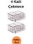 10 Adet Perline Makyaj Organizer Düzenleyici Set 3