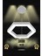 Hexagon ( Gri Kasa, Sarı Işık ) Ledli Modern LED Avize, Salon, Mutfak, Oturma Yatak Odası, Sarkıt 1