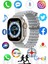Apple iPhone 7 Uyumlu Akıllı Saat Watch 8 Ultra 49MM Amoled Ekran Konuşma Özellikli 1