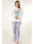 Çiçekli Kadın Pijama Takımı 1