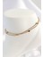 316L Çelik Gold Renk 2'li Minimal Kare Model Kadın Halhal - TJ-HH1548 1