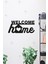 Ahşap Welcome Home Yazılı Ev Duvar Dekoru Kapı Süsü Cafe Antre Için Dekoratif 1