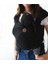 Premium Birinci Sınıf Pamuklu Esnek Wrap Sling Siyah (Babywearinge Özel Üretim Kumaş) 2