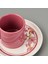 Kitchen Flowery Nordic 4 Parça Kahve Fincanı - Mürdüm - 110 ml 4