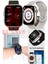 Samsung Galaxy M21 Uyumlu Akıllı Saat Konuşma Özellikli Watch 9 45MM Amoled Ekran 4