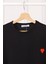 Siyah Nakışlı Kısa Kol Modal T-Shirt 2