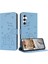 Samsung Galaxy Flip Kart Tutucu Için Kickstand Sevimli Kedi Deri Flip Case (Yurt Dışından) 1