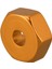 Alüminyum Alaşımlı 12MM Birleştirici Tekerlek Hub Hex Adaptörü Yükseltmeler Wltoys 144001 1/14 Rc Araba Yedek Parçaları, Sarı (Yurt Dışından) 5
