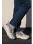 Kadın Sneaker Bağcıklı Fileli Kalın Taban Spor Ayakkabı Azlin 8