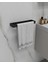 Orkide x Yeni Mat Siyah Duvara Monte Havluluk | Modern ve Şık Banyo Aksesuarı 6