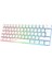 Lyra Rgb 60M 62TUŞ Beyaz Mekanik Kablolu Red Switch Klavye - 3 Yıl Garantili 1