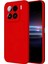 Adie Xiaomi 15 Pro Kılıf Lansman Içi Kadife Silikon Kırmızı 1