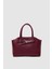 Perez Kemer Detaylı Çapraz Çanta Bordo 3