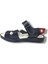 Şirinbebe 1561-20 Anatomik Dikiş Çirtli Erkek Çocuk Sandalet Lacivert BEYAZ26-30 3