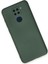 Xiaomi Redmi Note 9 Kılıf Nano Içi Kadife Silikon - Koyu Yeşil Drstr 2