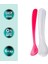 Ergonomik Beslenme Mama Kaşığı & Saklama Kutusu, Pembe & Beyaz, 6ay+, İkili Set 3